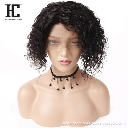 Supplies Wholesale Sale Fringe Curly Synthetic Bob Lace Wig